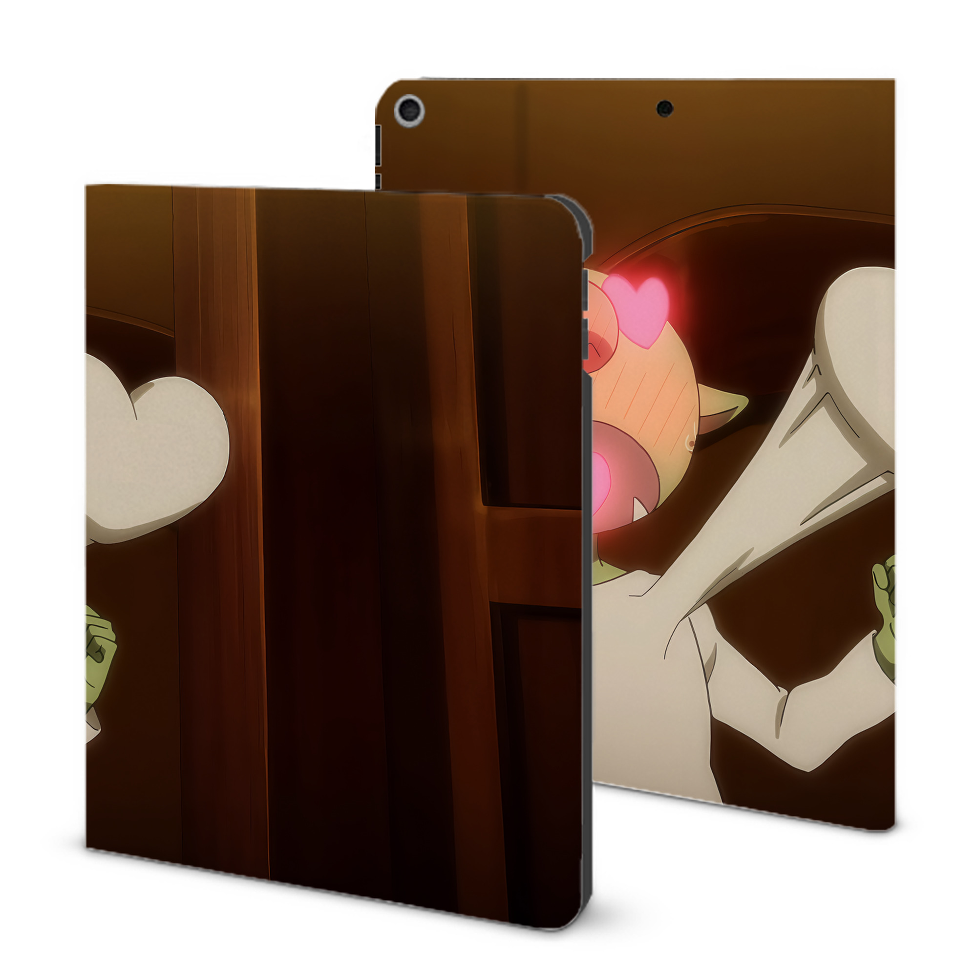 （画像用） 転スラ Regarding Reincarnated to Slime IPad ケース ブック型 PUレザー TPU 耐衝撃 軽量 薄型 ペン収納なし 全面保護 IPad 各モデル対応